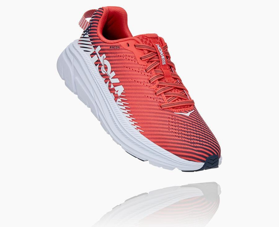 Tenis Hoka One One Mujer Rojos/Blancos - Rincon 2 - FQUD74536